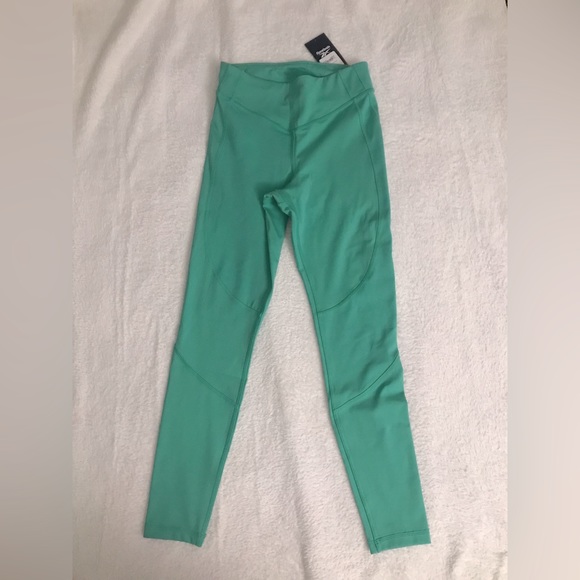 Reebok Two-Tone Studio Leggings
Size: Small 
Color: Future Teal - Picture 6 of 10